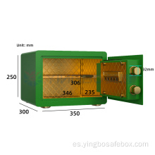 Caja de seguridad de seguridad Caja de seguridad de contraseña biométrica segura